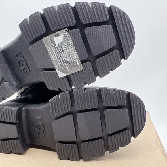 UGG Ashton Addie Platform Ankle Boots Women’s Black Waterproof Leather US 7.5 - Picture 12 of 14